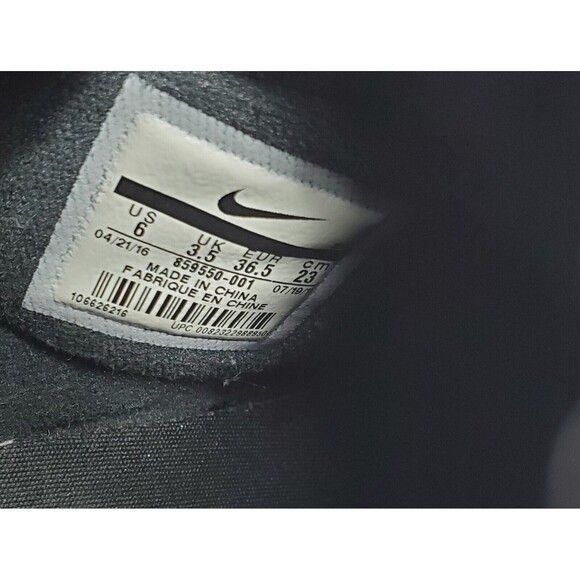 Nike Air Max Thea Mid Sneaker Boots Sail Women’s Size 6 Black White 859550-001 - Picture 12 of 15